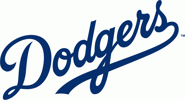 Los Angeles Dodgers 2012-Pres Wordmark Logo iron on heat transfer